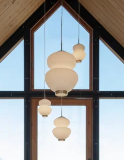 LYFA Peanut taklampa, 250 mm, vit