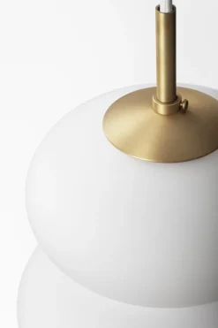 LYFA Peanut taklampa, 250 mm, vit