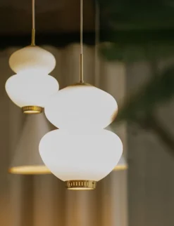 LYFA Peanut taklampa, 250 mm, vit