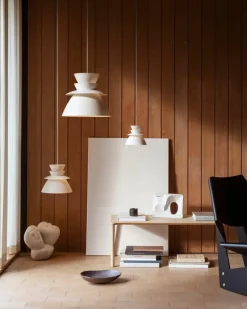 LYFA Sundowner pendellampa 400, vit