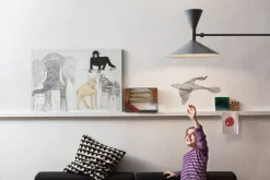 Magis Bird skulptur, liten, grå