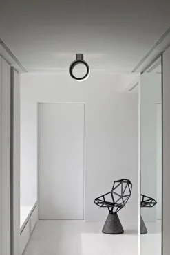 Magis Lost vägg-/taklampa, S, svart - vit