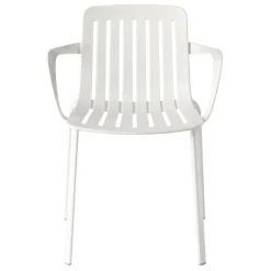 Magis Plato stol med armstöd, vit