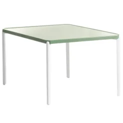 Magis Tambour lågt bord, 73 cm, vit - grön