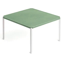 Magis Tambour lågt bord, 73 cm, vit - grön