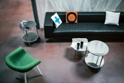 Magis Tambour sidobord, 65 cm, polerad aluminium