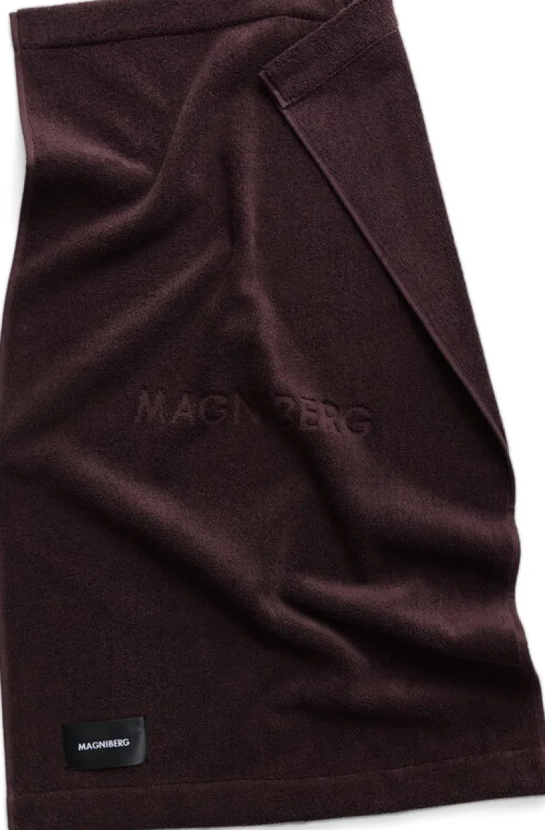 Magniberg Gelato handduk, 50 x 80 cm, körsbärsbrun