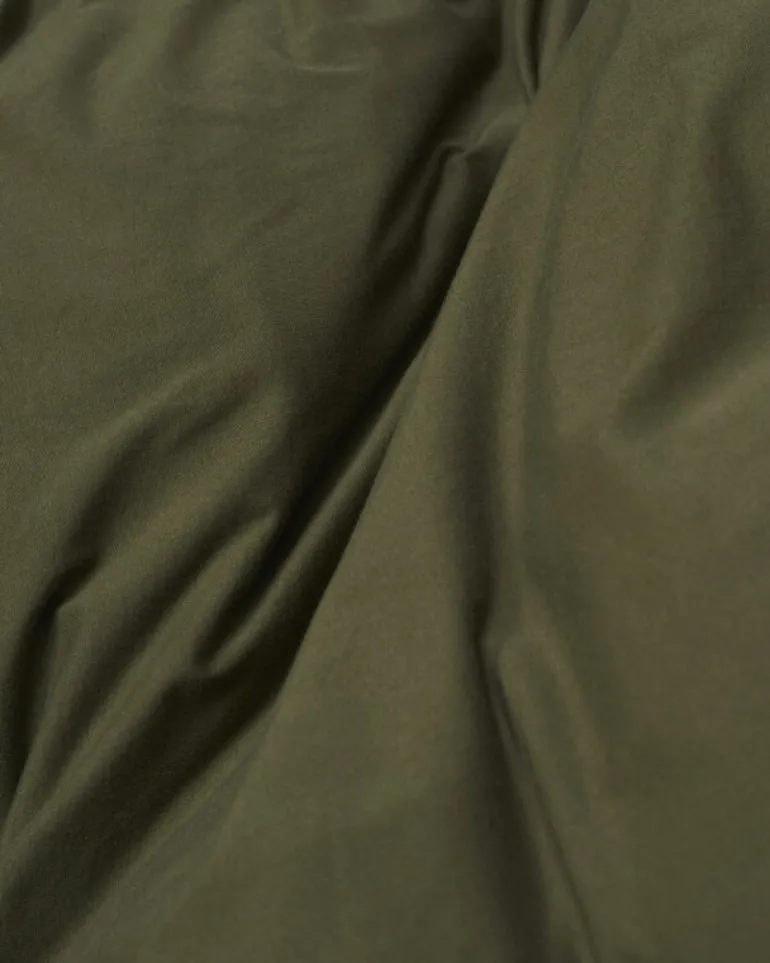 Magniberg Nude Jersey påslakanset, tvättad armégrön