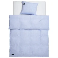 Magniberg Wall Street Oxford örngott, randig ljusblå