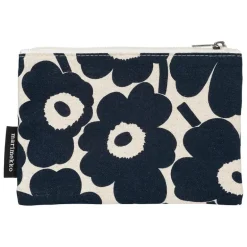 Marimekko Kaika Mini Unikko necessär, dark blue