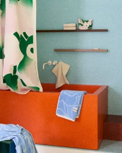 Marimekko Kait Mini Unikko Häivähdys kosmetikväska, off-white - rosa - grön