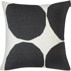 Marimekko Kivet kuddfodral 50 x 50 cm, naturvit - svart