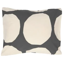 Marimekko Kivet örngott, 50 x 60 cm, träkol - naturvit