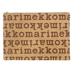 Marimekko Logo-fodral, A4, brun - mörkbrun
