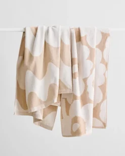 Marimekko Lokki gästhandduk, beige - vit