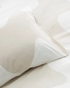 Marimekko Lokki örngott 50 x 60 cm, vitt - beige