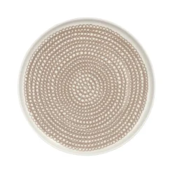 Marimekko Oiva - Siirtolapuutarha tallrik, 20 cm, vit - lera