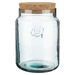 Marimekko Oiva - Unikko burk, stor, återvunnet glas - kork