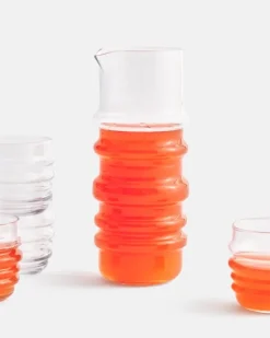 Marimekko Sukat Makkaralla glas, 2-pack, klar