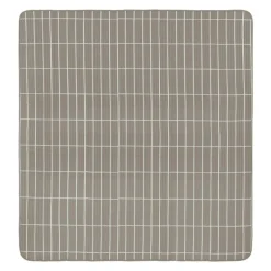 Marimekko Tiiliskivi överkast dubbelsäng, 260 x 260 cm, sand - naturvit