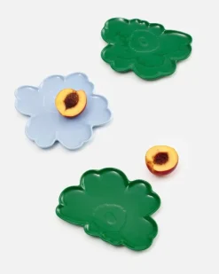 Marimekko Unikko Shape  tallrik, 20 cm, ljusblå