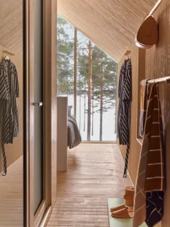 Marimekko Unikko tofflor i läder