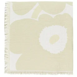 Marimekko Unikko-filt, 150 x 220 cm, off-white - vit