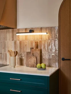 Marset Ambrosia A 60 AC vägglampa, vänster, 2700 K, svart