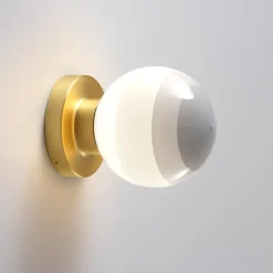 Marset Dipping Light A2-13 vägglampa, vit - mässing