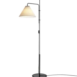 Marset Funiculi Fabric golvlampa, svart - sand