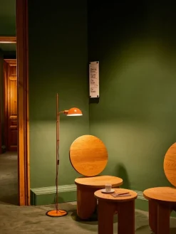 Marset Funiculi golvlampa, terrakotta