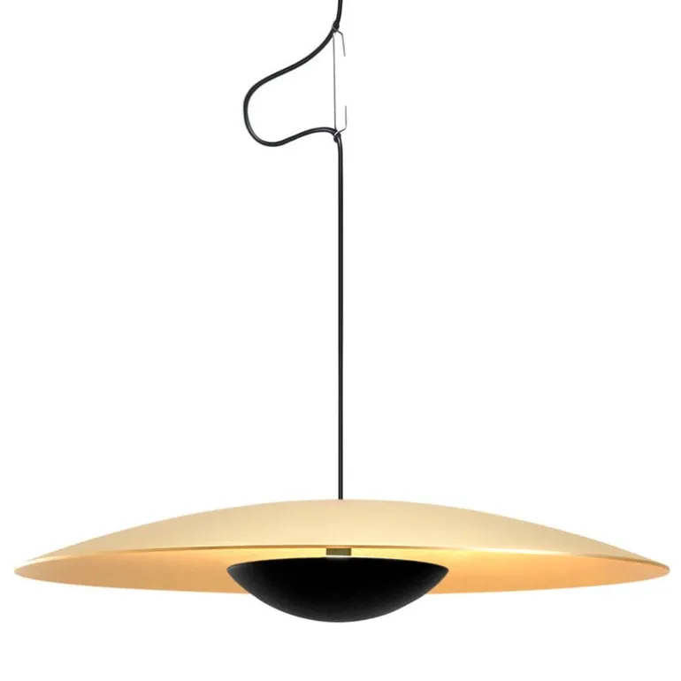 Marset Ginger 32 taklampa, borstad mässing