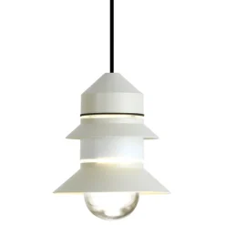 Marset Santorini pendellampa, IP20, naturvit