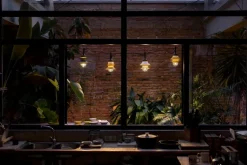 Marset Santorini pendellampa, IP65, grå