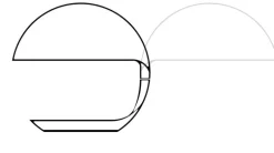 Martinelli Luce Cobra bordslampa, svart