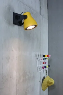 Martinelli Luce Frog utomhusvägglampa, gul