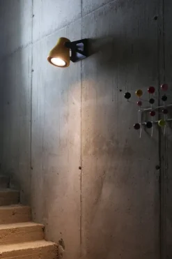 Martinelli Luce Frog utomhusvägglampa, gul