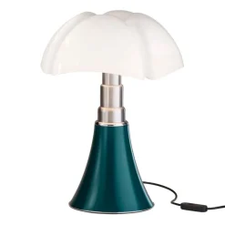 Martinelli Luce Minipipistrello bordslampa, dimbar, agave green