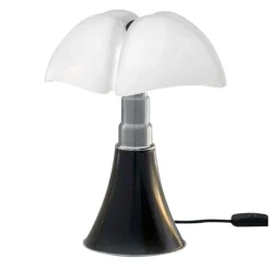 Martinelli Luce Minipipistrello bordslampa, dimbar, mörkbrun