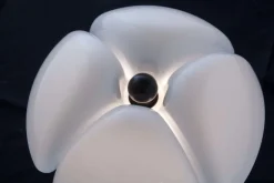 Martinelli Luce Minipipistrello bordslampa, sladdlös, mörkbrun