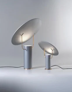 Martinelli Luce TX1 Luxury bordslampa, M, grå - mässing