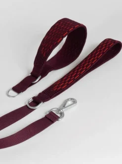 Masimalo 3D Knit halsband, aubergine - lava