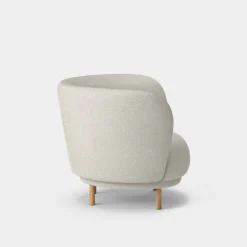 Massproductions Dandy fåtölj, naturlig ek - Sahco Safire 0007