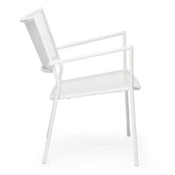 Massproductions Jig Mesh Easy stol, vit