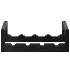 Massproductions Silo stapelbart vinställ, svartbetsad ask