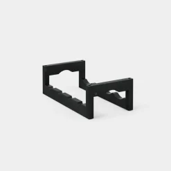 Massproductions Silo stapelbart vinställ, svartbetsad ask