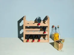 Massproductions Silo stapelbart vinställ, oljad ask