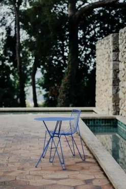 Massproductions Tio bord, 60 cm, högt, overseas blue