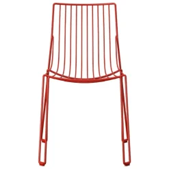 Massproductions Tio stol, klarröd