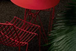 Massproductions Tio stol, klarröd